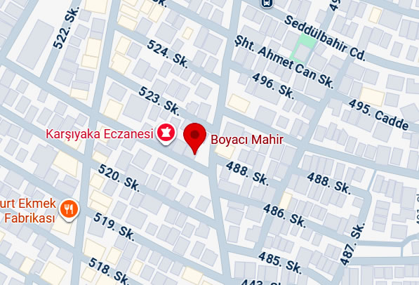 boyacı mahir İletişim Harita Görseli